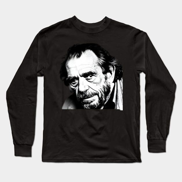 Bukowski Long Sleeve T-Shirt by TshirtMA